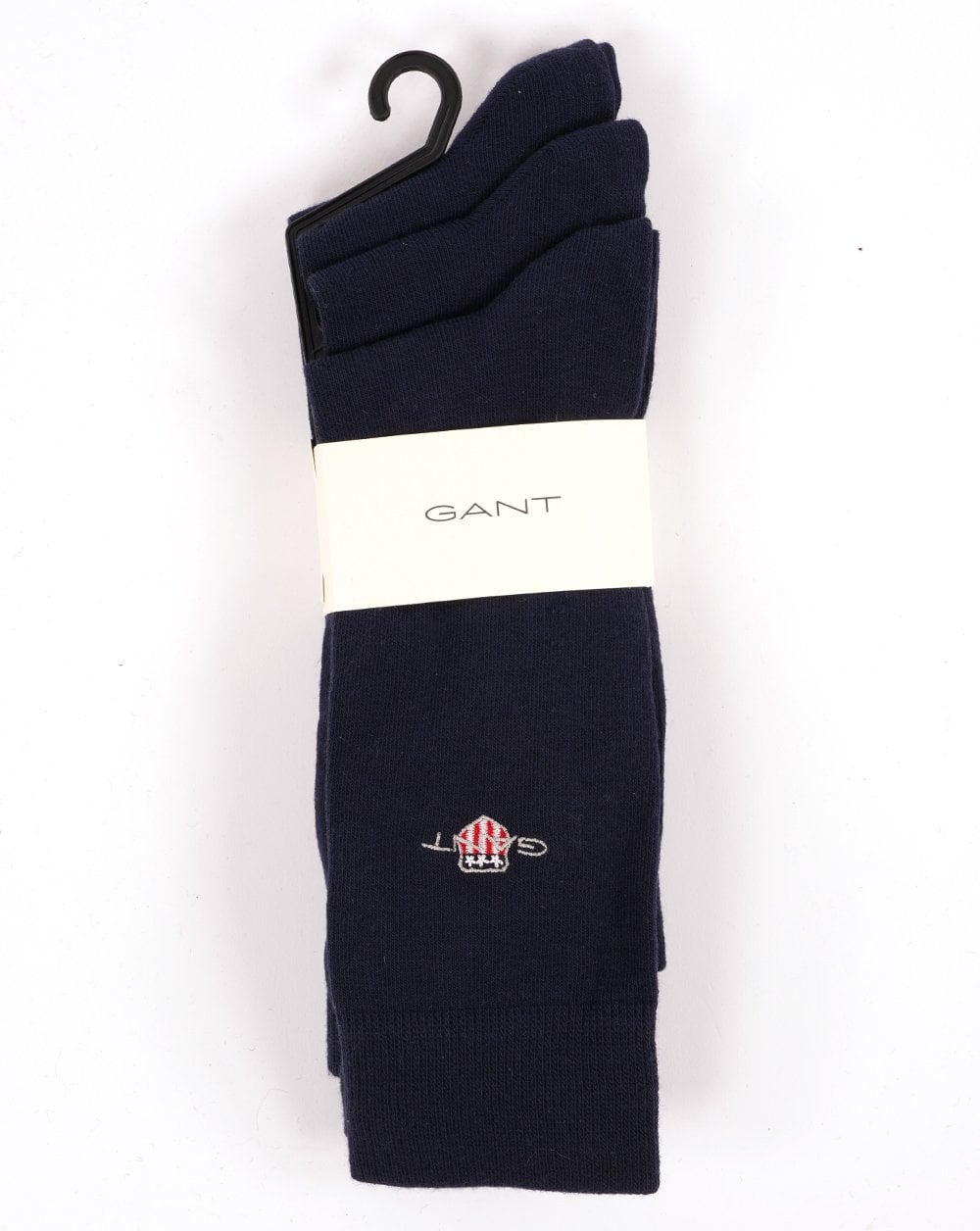 Gant – Shield-Socken im 3er-Pack, Marineblau