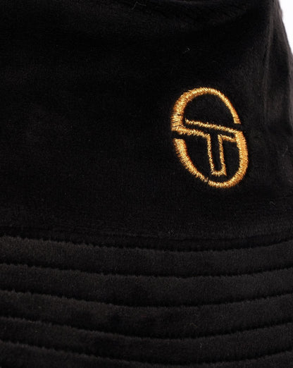 Sergio Tacchini Macky Velours-Fischerhut Schwarz