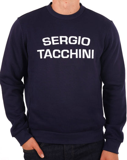 Sergio Tacchini Logo Sweat Marineblau