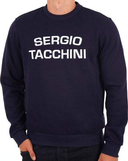 Sergio Tacchini Logo Sweat Marineblau