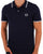 Sergio Tacchini Tipped Polo Shirt Navy / White