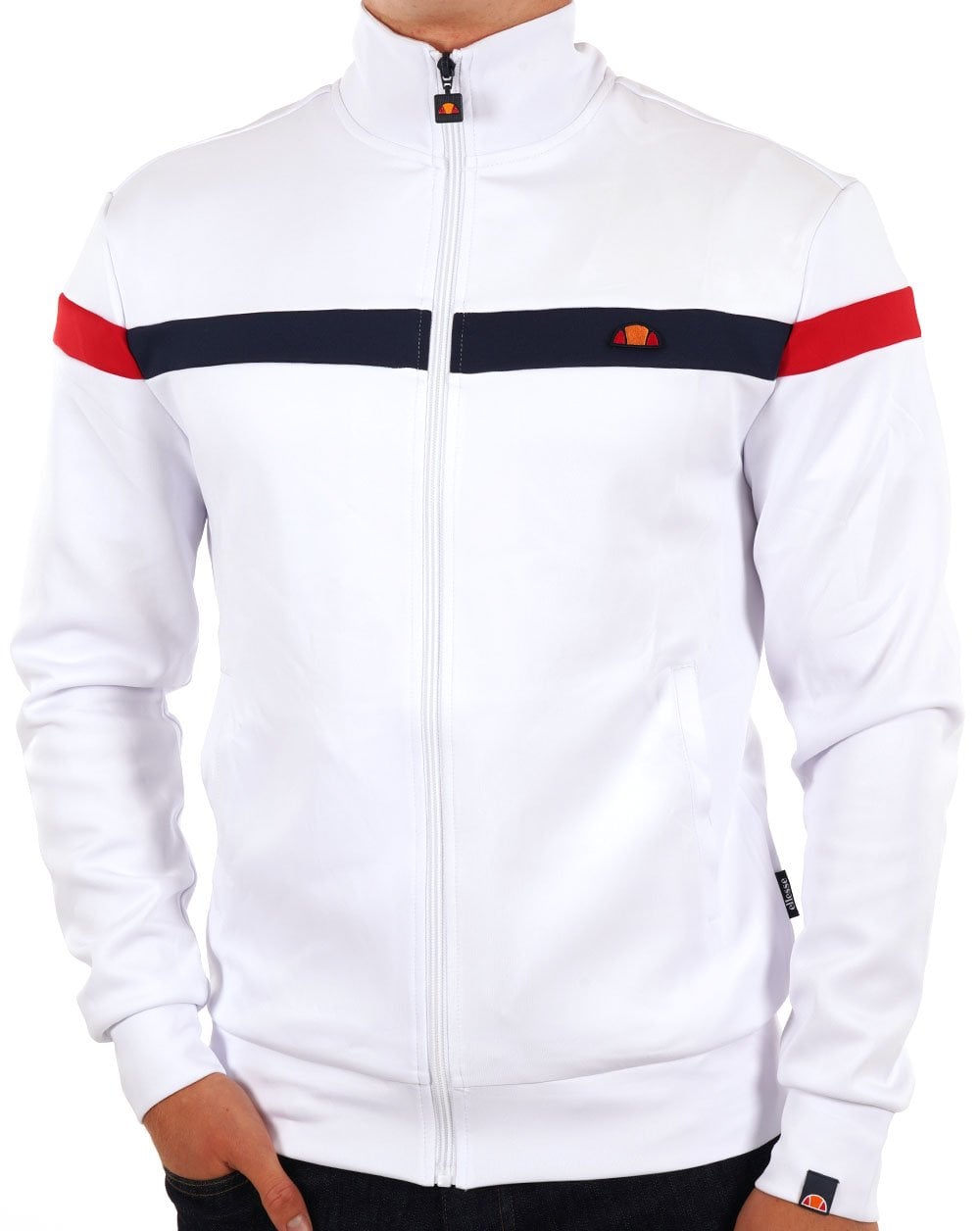 Ellesse – Spinella – Trainingsjacke in Weiß
