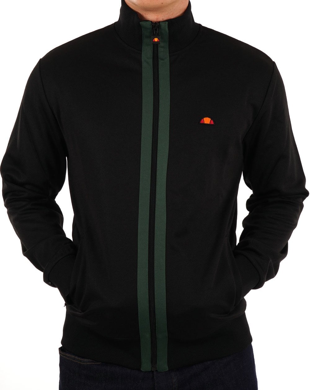 Ellesse – Berlusoni – Trainingsjacke in Schwarz
