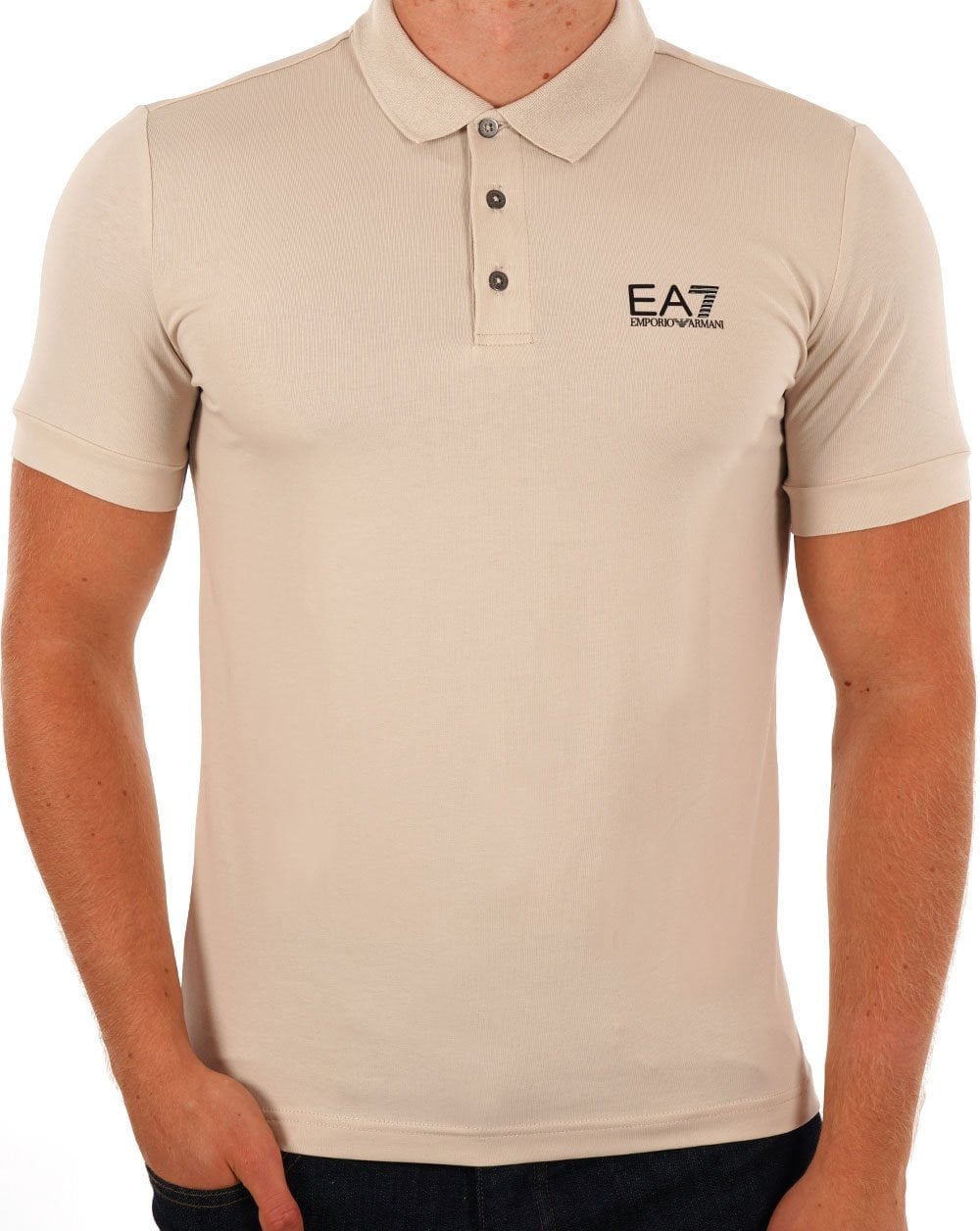 EA7 Classic Poloshirt Stein
