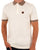 Trojan Gingham Detail Polo Ecru