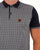 Trojan Houndstooth Polo Navy