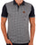Trojan Houndstooth Polo Navy