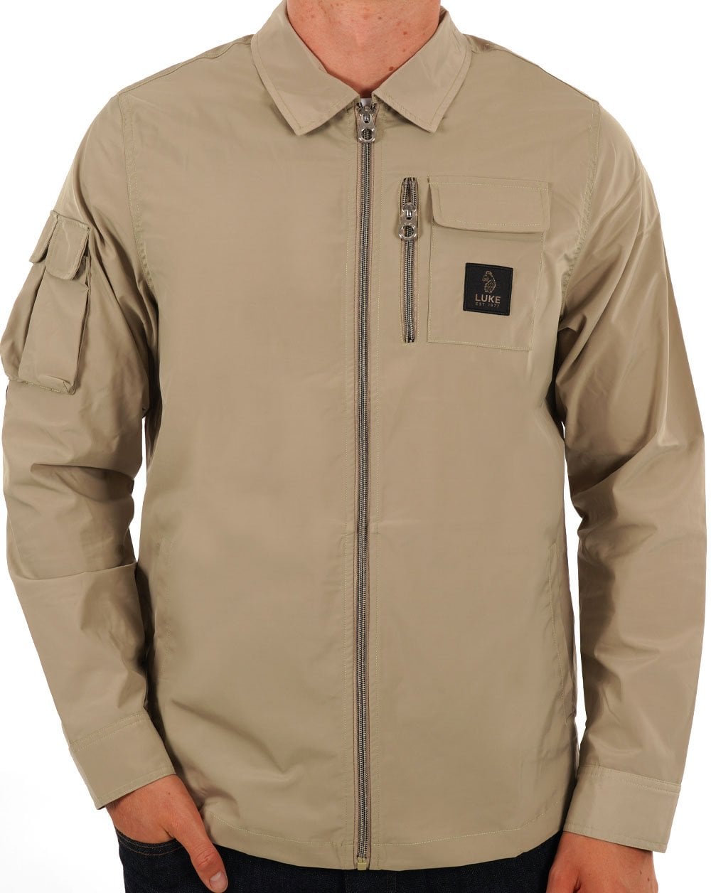 Luke Vietnam Technische Jacke Salbei