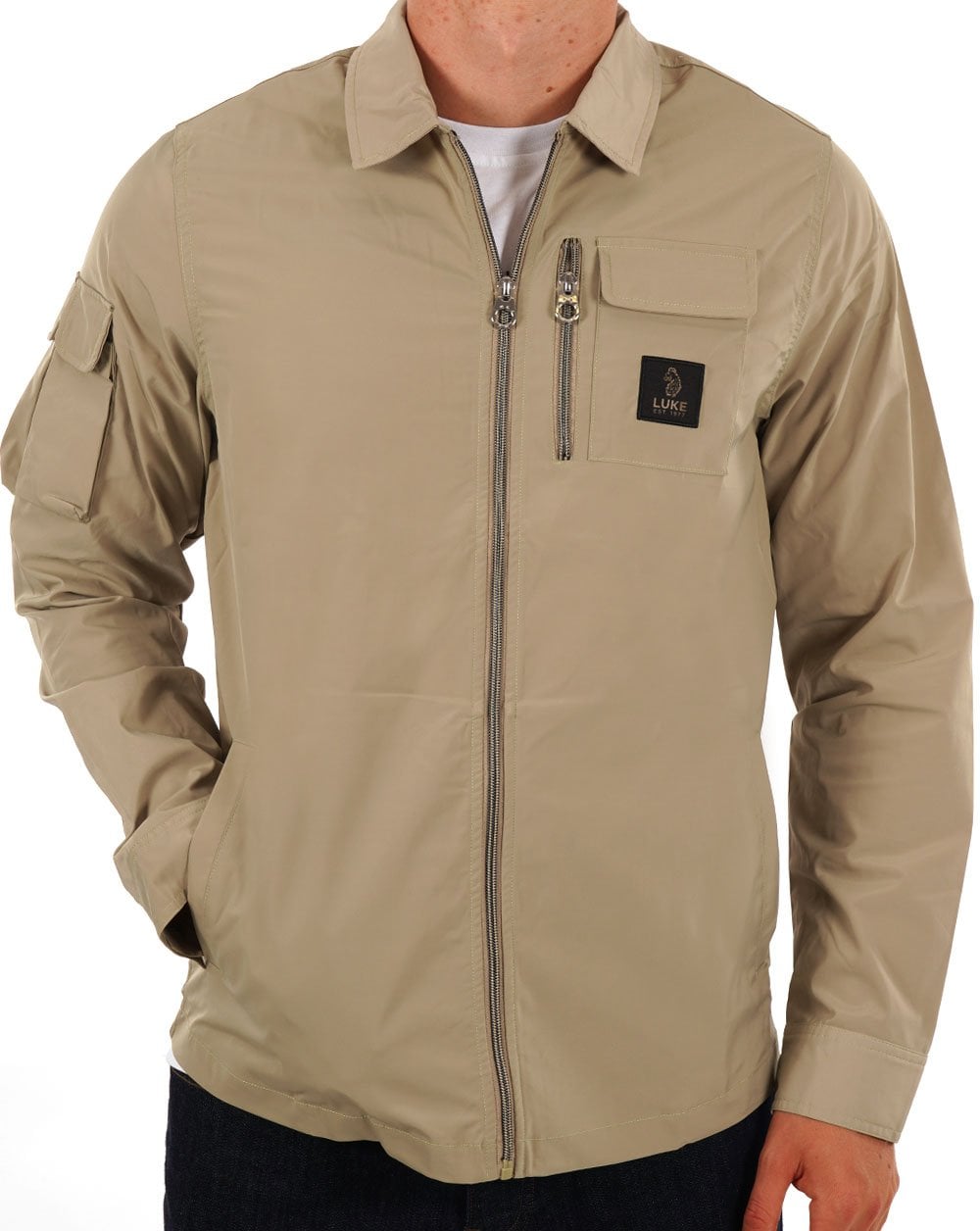 Luke Vietnam Technische Jacke Salbei