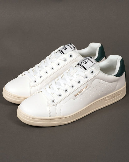 Sergio Tacchini Capri-Trainer Weiß/Dunkelgrün