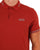 Barbour International Tipped Polo Burnt Orange