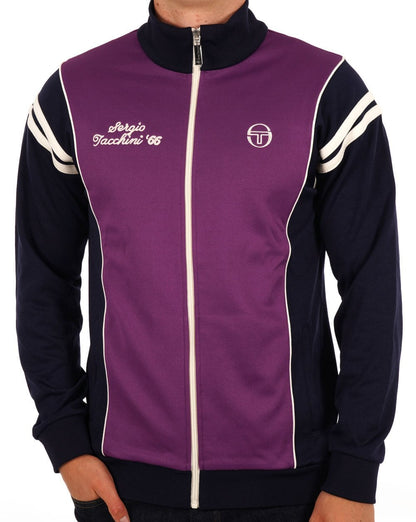 Sergio Tacchini Scirocco 66 Track Top Lila/Marineblau