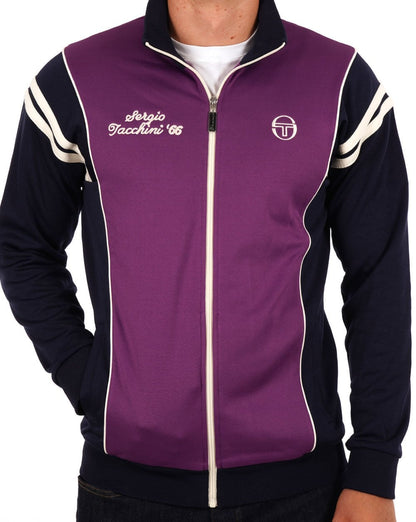Sergio Tacchini Scirocco 66 Track Top Lila/Marineblau