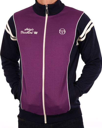 Sergio Tacchini Scirocco 66 Track Top Lila/Marineblau