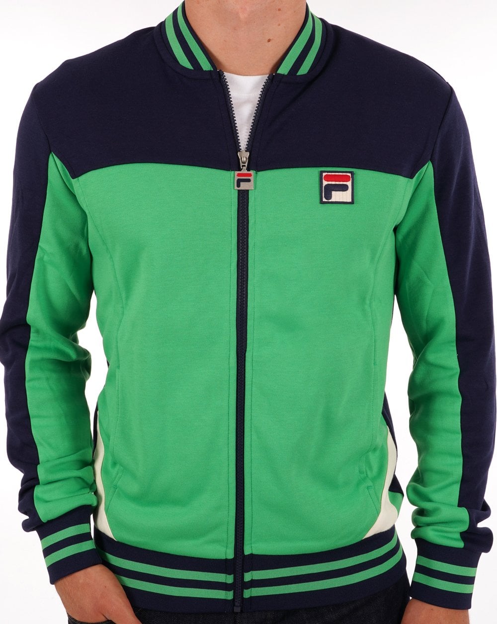Fila Vintage Tiebreak Trainingsjacke Kelly Green
