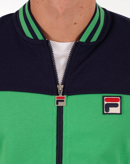 Fila Vintage Tiebreak Trainingsjacke Kelly Green