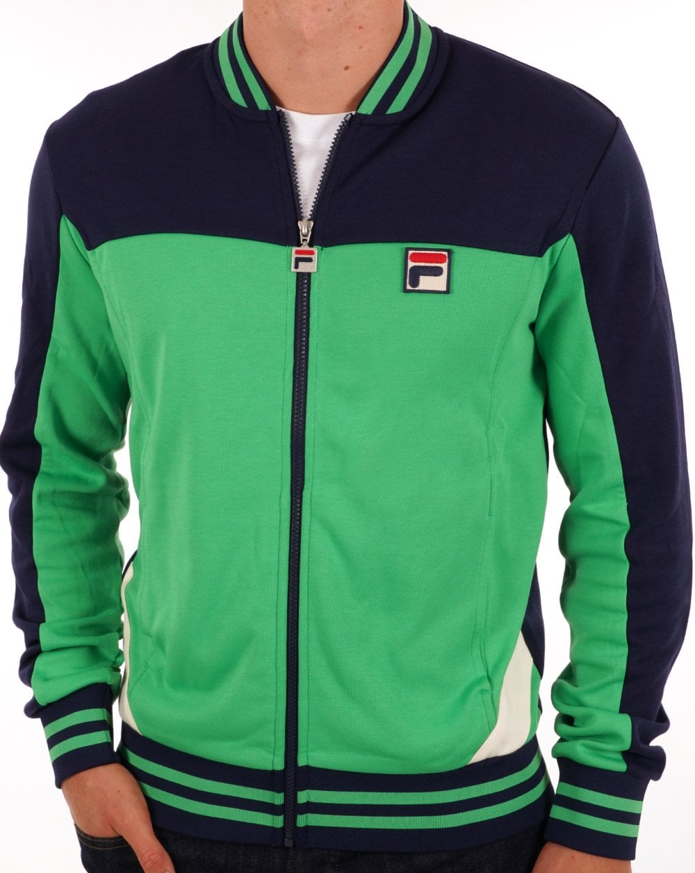 Fila Vintage Tiebreak Trainingsjacke Kelly Green