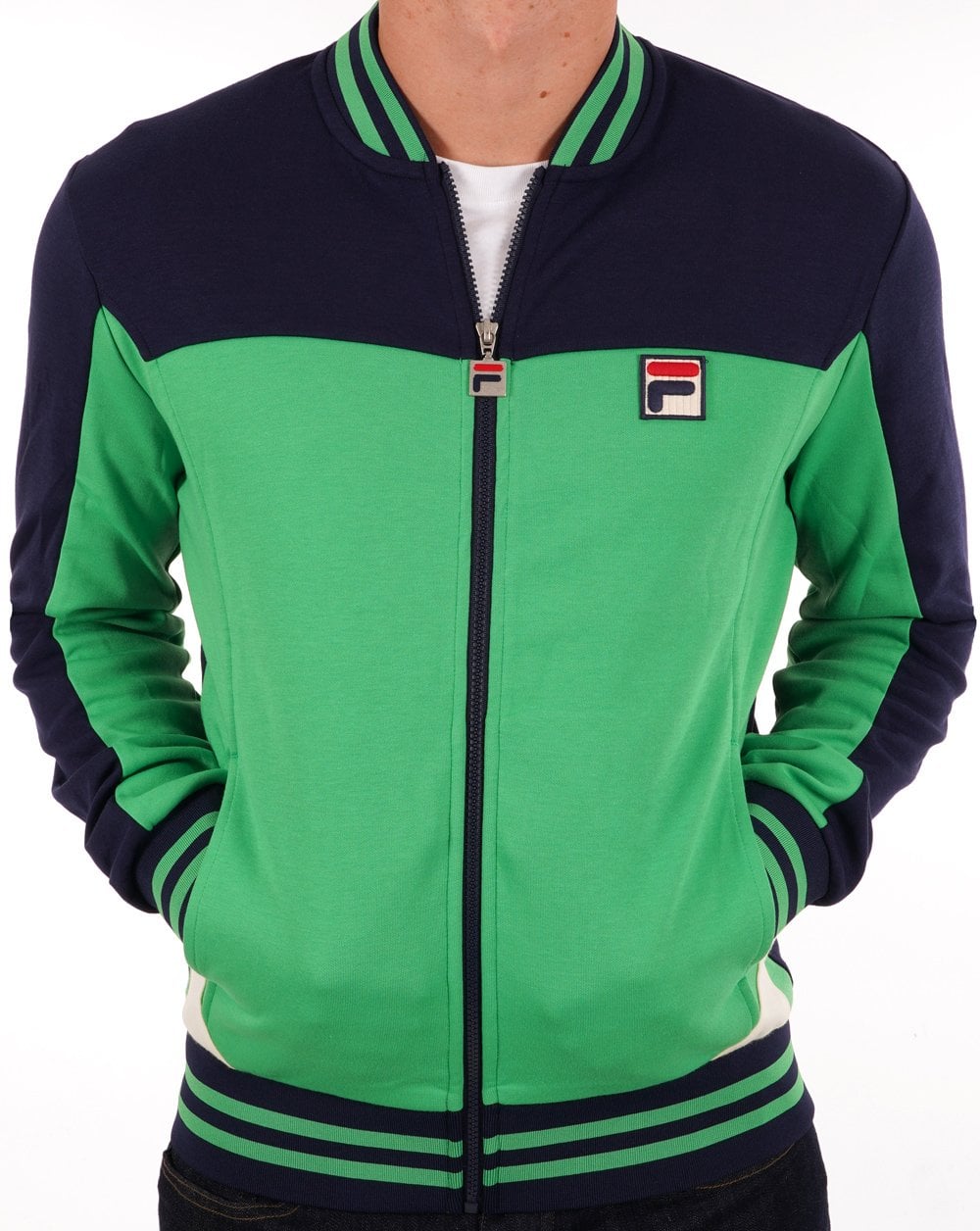 Fila Vintage Tiebreak Trainingsjacke Kelly Green