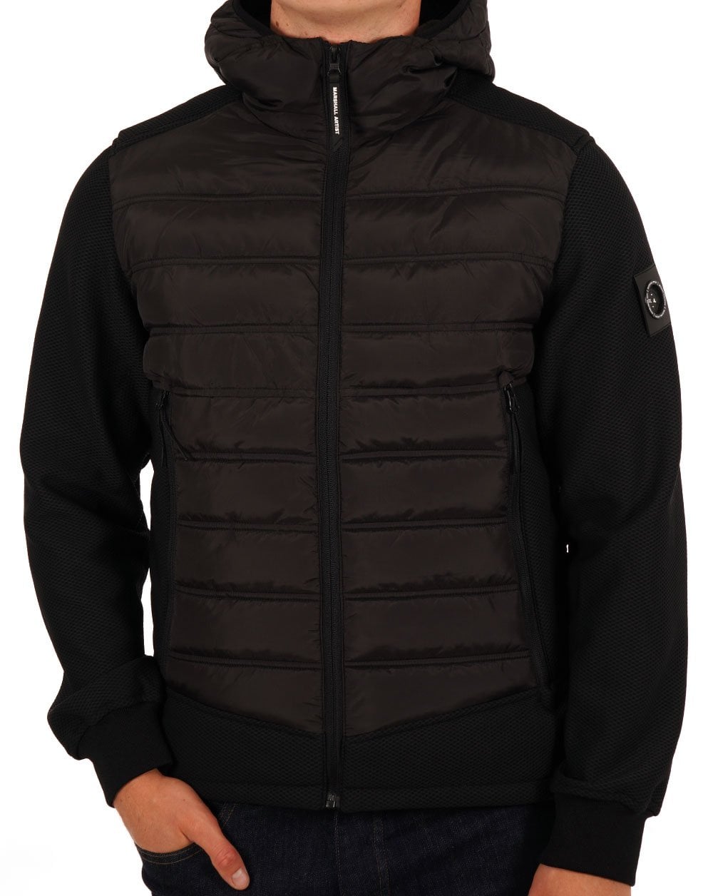 Marshall Artist Hybrid Softshelljacke Schwarz