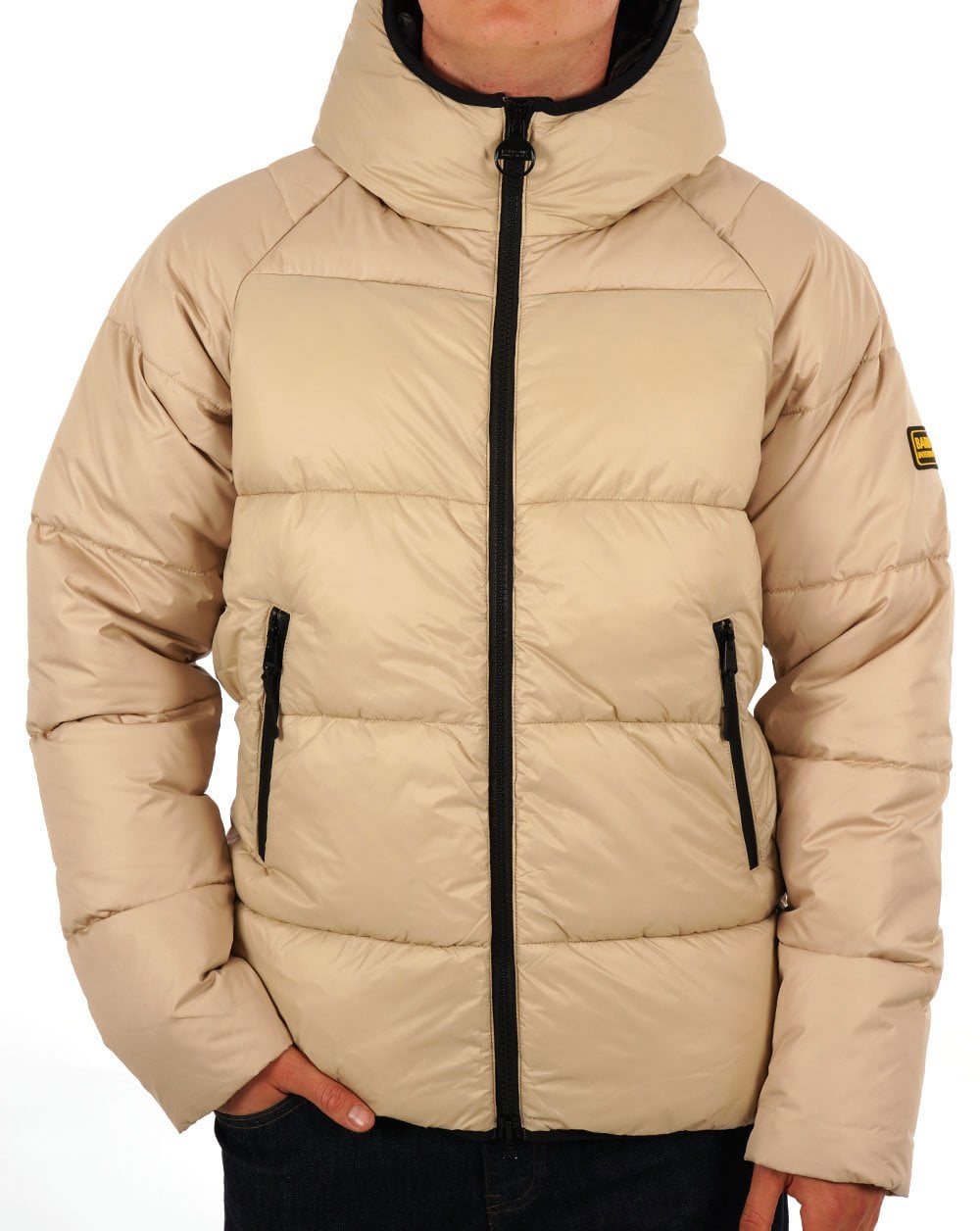Barbour International Hoxton Steppjacke Stein