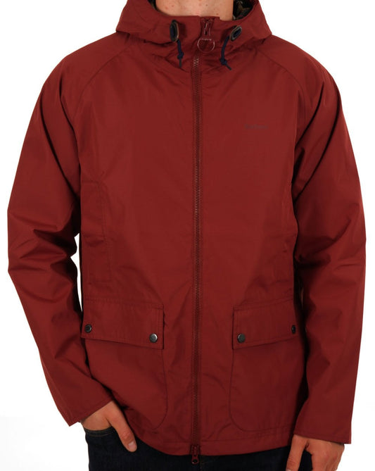 Barbour Barbour Domus Kapuzenjacke Rotbraun
