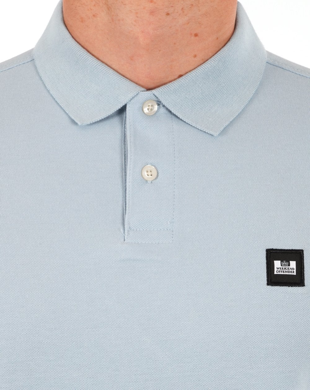 Weekend Offender Polo Himmelblau