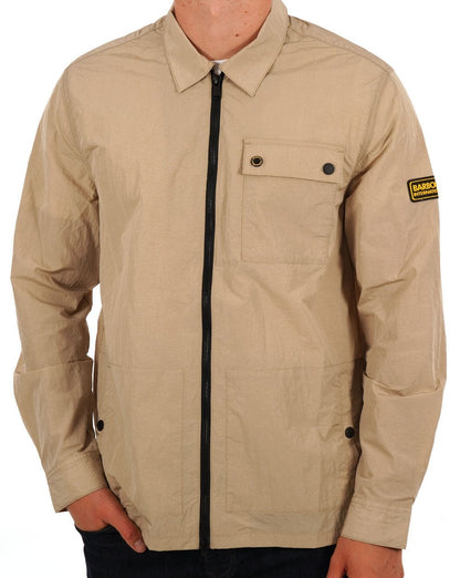 Barbour International Inlet Überhemd Heller Stein
