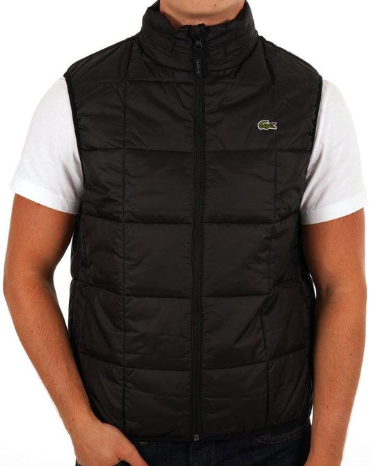 Lacoste Lacoste Kapuzenweste Schwarz