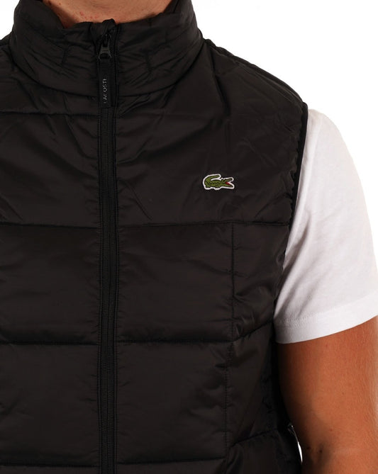 Lacoste Lacoste Kapuzenweste Schwarz