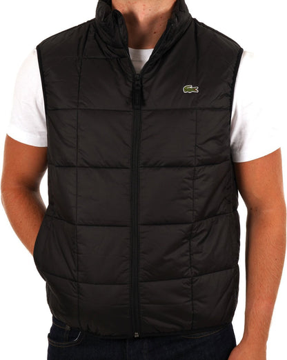 Lacoste Kapuzenweste Schwarz