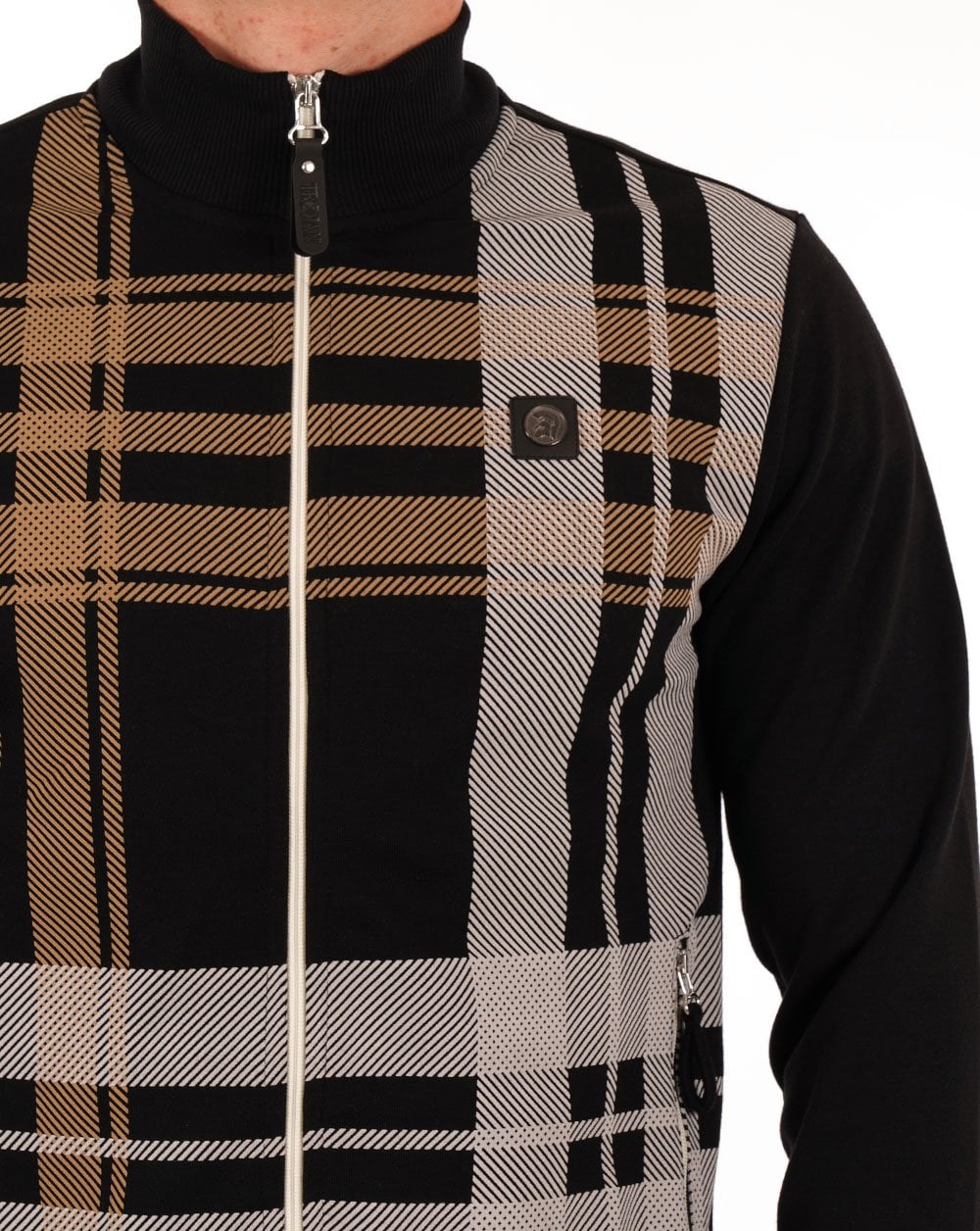 Trojan Check Zip Thru Schwarz