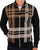 Trojan Check Zip Thru Black
