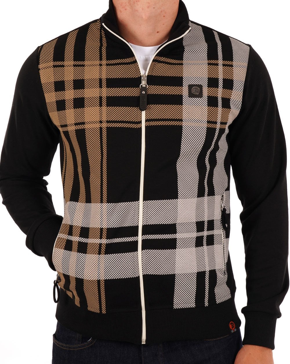 Trojan Check Zip Thru Schwarz