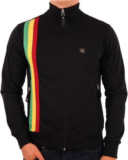 Trojan Racing Stripe Trainingsjacke Schwarz