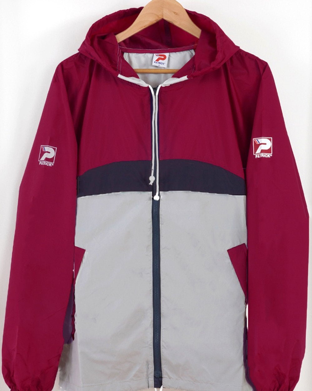 Patrick Cagoule Retro 80er OG Burgundergrau