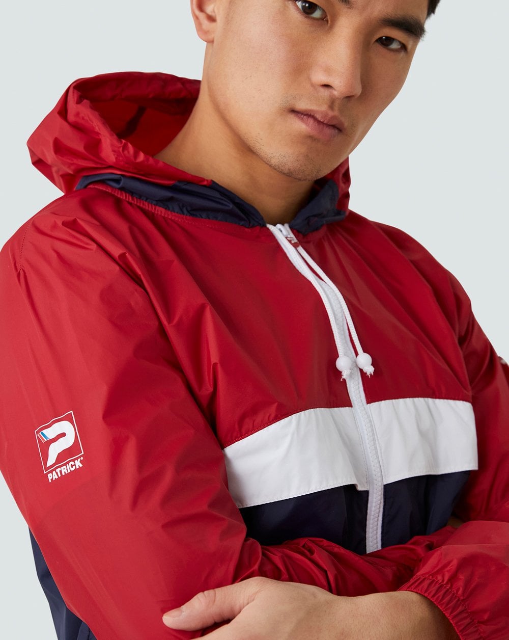 Patrick Classic Cagoule Retro Rot/Marineblau