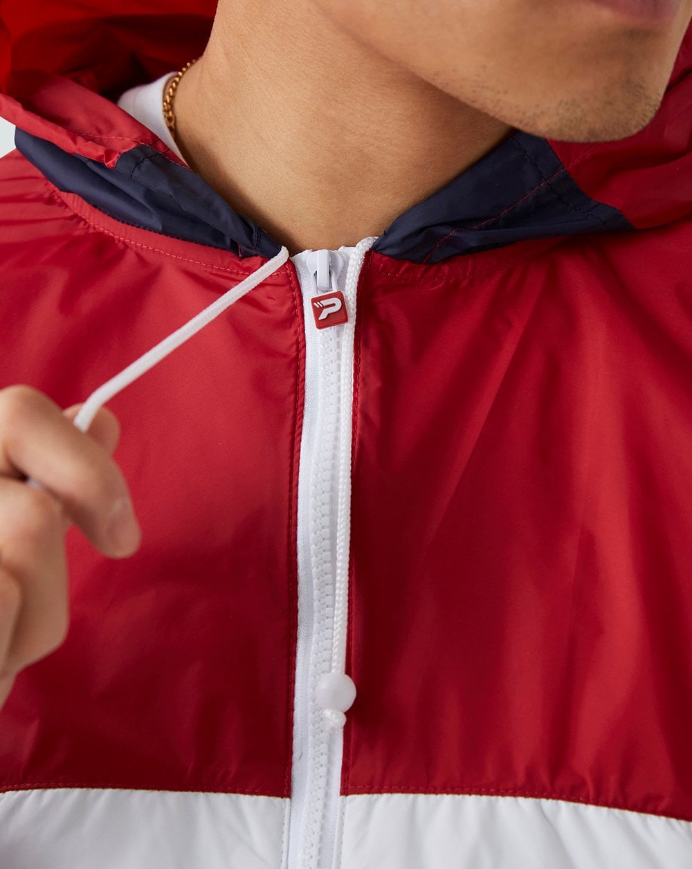 Patrick Classic Cagoule Retro Rot/Marineblau