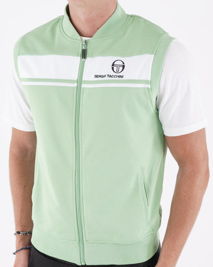 Sergio Tacchini Masters Ärmelloses Trainingstop Grün/Weiß