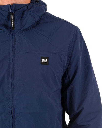Weekend Offender Windbreaker mit Kapuze Petrolblau
