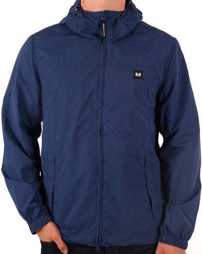 Weekend Offender Windbreaker mit Kapuze Petrolblau