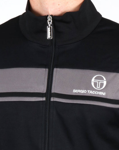 Sergio Tacchini Masters Trainingsjacke Schwarz Grau