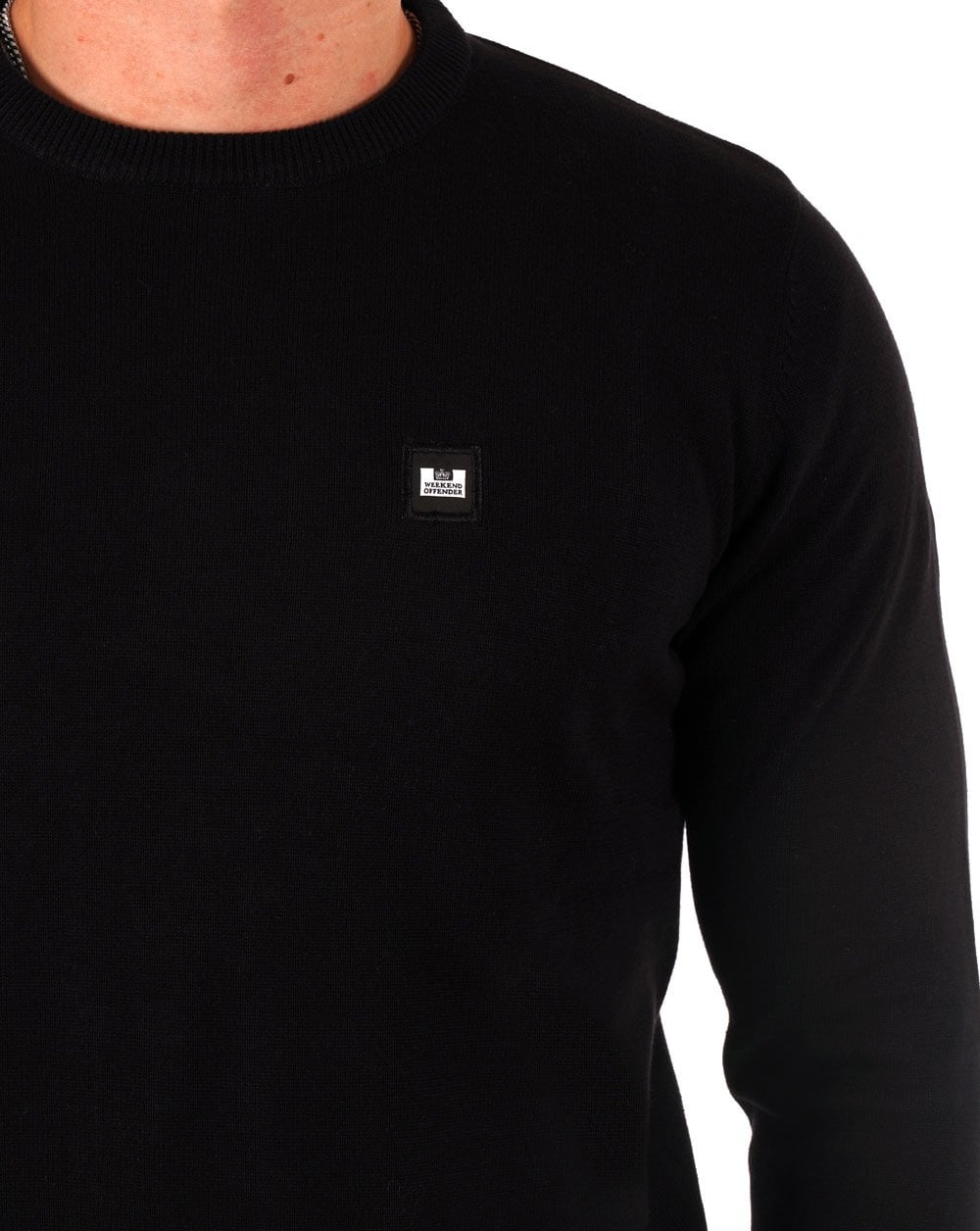 Weekend Offender Solace Knit Jumper Black