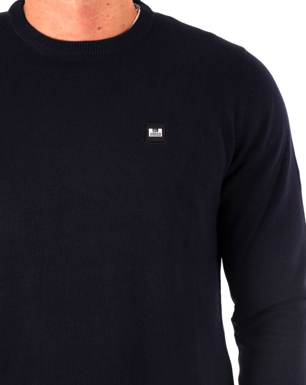 Weekend Offender – Solace – Strickpullover in Marineblau