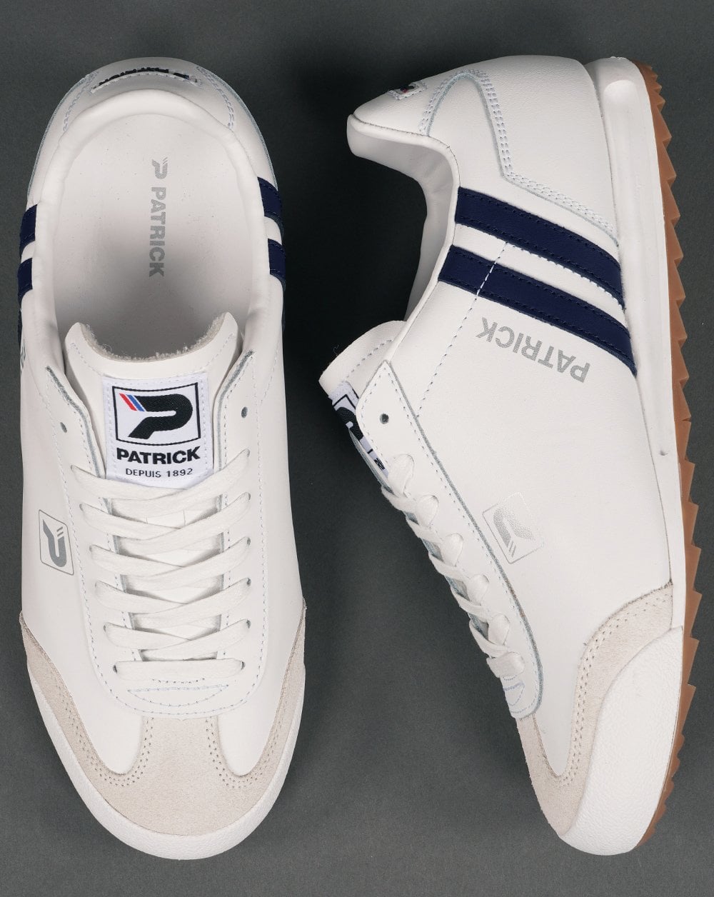 Patrick Original Sneakers Weiß/Marineblau
