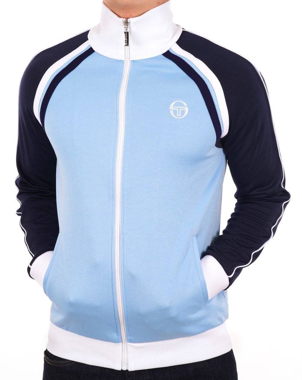 Sergio Tacchini Ghibli Track Top Himmelblau/Marineblau