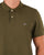 Gant Shield Pique Polo Olive Green