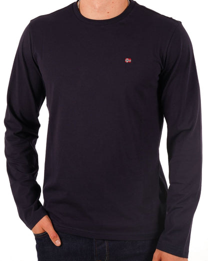 Napapijri Salis LS T-Shirt Marineblau