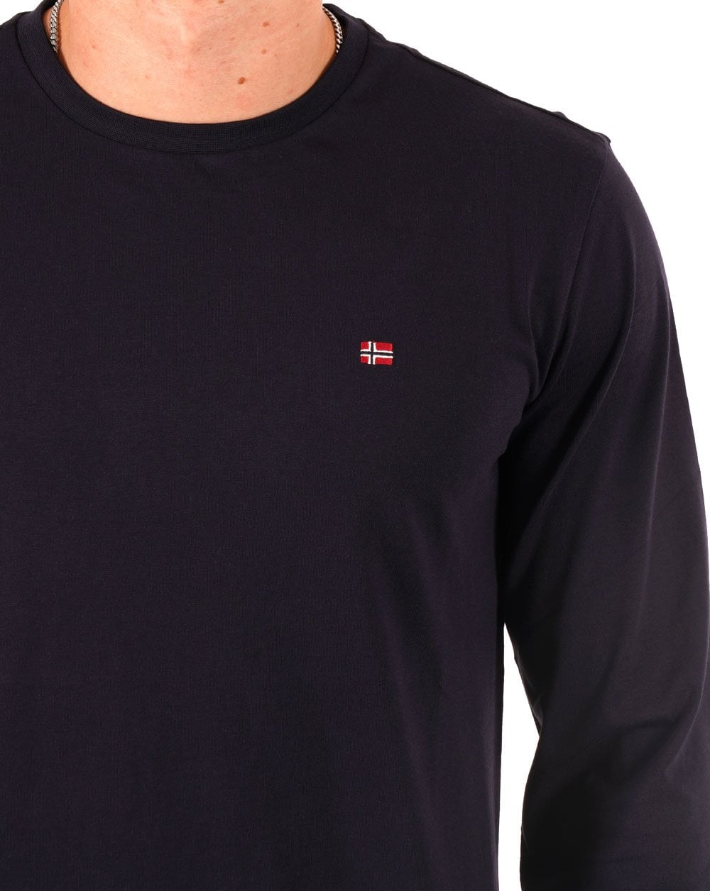 Napapijri Salis LS T-Shirt Marineblau