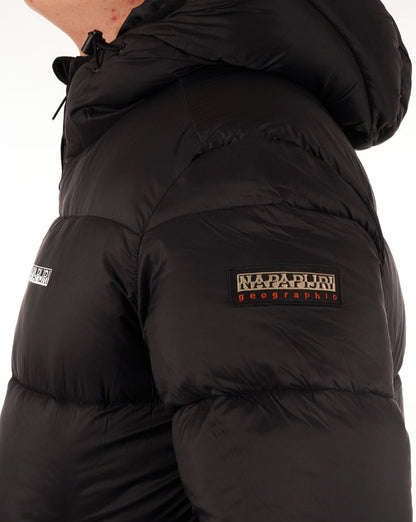 Napapijri Suomi Kapuzen-Pufferjacke Schwarz