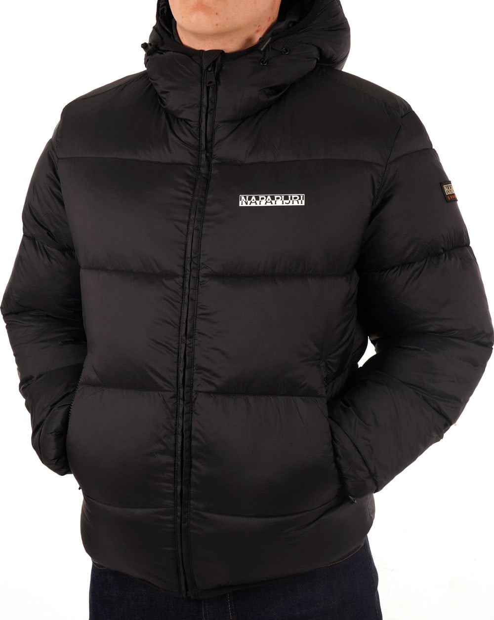 Napapijri Suomi Kapuzen-Pufferjacke Schwarz